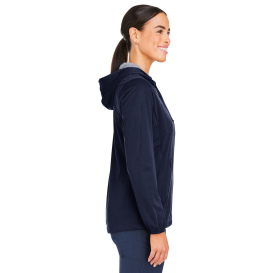 North End NE75W Ladies Network Lightweight Jacket - Classic Navy Heather