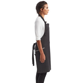 Reprime RP122 Unisex Regenerate Sustainable Bib Apron - Black Denim