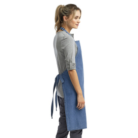 Reprime RP150 Unisex Colours Sustainable Bib Apron - Blue Denim