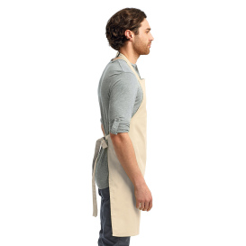 Reprime RP150 Unisex Colours Sustainable Bib Apron - Natural