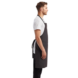 Reprime RP154 Unisex Colours Sustainable Pocket Bib Apron - Black Denim