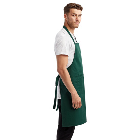 Reprime RP154 Unisex Colours Sustainable Pocket Bib Apron - Bottle