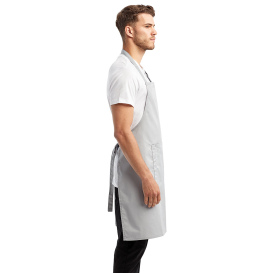 Reprime RP154 Unisex Colours Sustainable Pocket Bib Apron - Silver