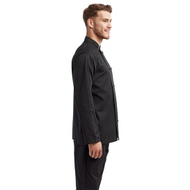 Reprime RP657 Unisex Long-Sleeve Sustainable Chef\'s Jacket - Black