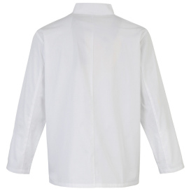 Reprime RP665 Unisex Unisex Studded Front Long-Sleeve Chef\'s Jacket - White