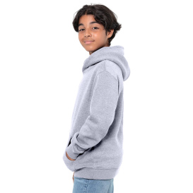 Threadfast T2000B Epic Youth Fleece Pullover Hooded Sweatshirt - Heather Grey