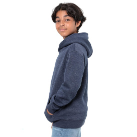 Threadfast T2000B Epic Youth Fleece Pullover Hooded Sweatshirt - Heather Navy