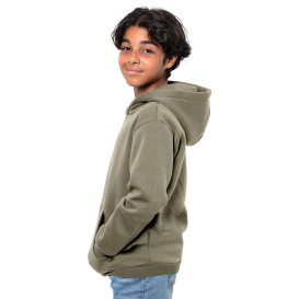 Threadfast T2000B Epic Youth Fleece Pullover Hooded Sweatshirt - Military Green