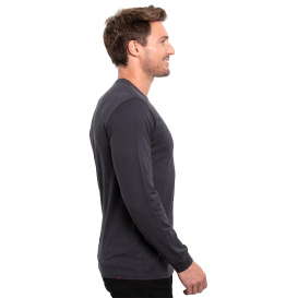 Threadfast T3000 Epic Unisex Long Sleeve T-Shirt - Charcoal