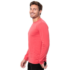 Threadfast T3001 Epic Unisex CVC Long Sleeve T-Shirt - Heather Red