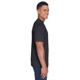 Team 365 TT11H Men\'s Sonic Heather Performance T-Shirt - Black Heather