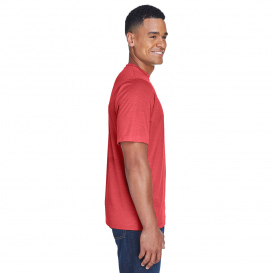 Team 365 TT11H Men's Sonic Heather Performance T-Shirt - Sport Red Heather