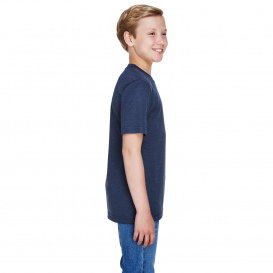 Team 365 TT11HY Youth Sonic Heather Performance T-Shirt - Sport Dark Navy Heather