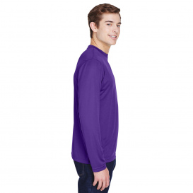 Team 365 TT11L Men\'s Zone Performance Long Sleeve T-Shirt - Sport Purple