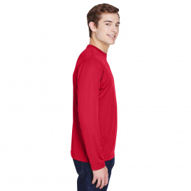 Team 365 TT11L Men\'s Zone Performance Long Sleeve T-Shirt - Sport Red