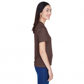 Team 365 TT11W Ladies Zone Performance T-Shirt - Sport Dark Brown