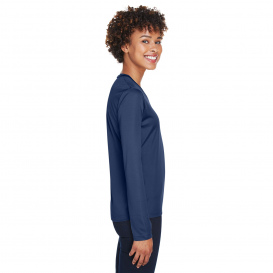 Team 365 TT11WL Ladies Zone Performance Long Sleeve T-Shirt -Sport Dark Navy