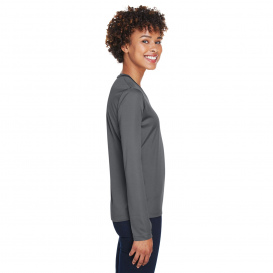 Team 365 TT11WL Ladies Zone Performance Long Sleeve T-Shirt - Sport Graphite