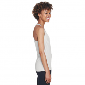 Team 365 TT11WRC Ladies Zone Performance Racerback Tank - Sport Silver
