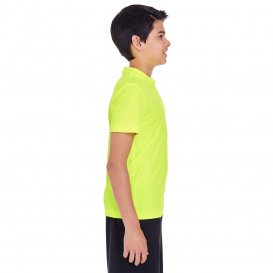 Team 365 TT11Y Youth Zone Performance T-Shirt - Safety Yellow