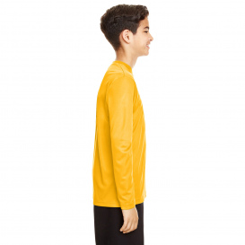 Team 365 TT11YL Youth Zone Performance Long Sleeve T-Shirt - Sport Athletic Gold
