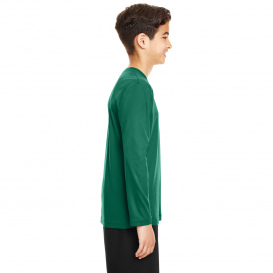 Team 365 TT11YL Youth Zone Performance Long Sleeve T-Shirt - Sport Forest
