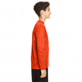 Team 365 TT11YL Youth Zone Performance Long Sleeve T-Shirt - Sport Orange