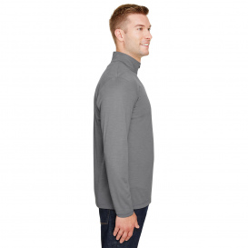 Team 365 TT31H Men's Zone Sonic Heather Performance Quarter-Zip - Dark Grey Heather
