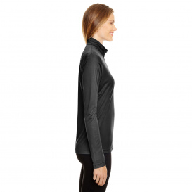 Team 365 TT31W Ladies Zone Performance Quarter-Zip - Black