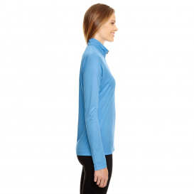 Team 365 TT31W Ladies Zone Performance Quarter-Zip - Sport Light Blue
