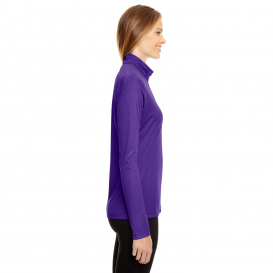 Team 365 TT31W Ladies Zone Performance Quarter-Zip - Sport Purple