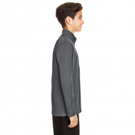 Team 365 TT31Y Youth Zone Performance Quarter-Zip - Sport Graphite