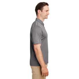 Team 365 TT51H Men\'s Zone Sonic Heather Performance Polo - Dark Grey Heather