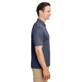Team 365 TT51H Men's Zone Sonic Heather Performance Polo - Sport Dark Navy Heather