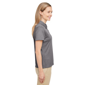 Team 365 TT51HW Ladies Zone Sonic Heather Performance Polo - Dark Grey Heather