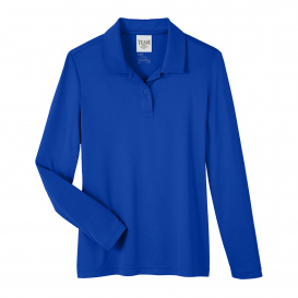 Team 365 TT51LW Ladies Zone Performance Long Sleeve Polo - Sport Royal