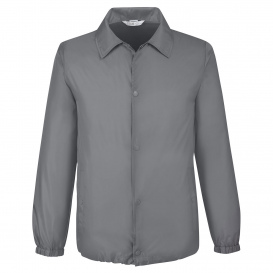 Team 365 TT75 Adult Zone Protect Coaches Jacket - Sport Graphite