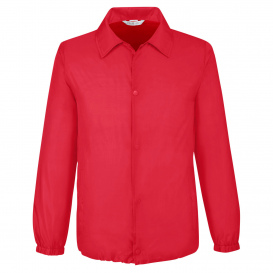 Team 365 TT75 Adult Zone Protect Coaches Jacket - Sport Red