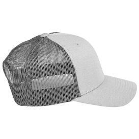 Team 365 TT802Y Youth Zone Sonic Heather Trucker Cap by Yupoong - Athletic Heather/Sport Graphite