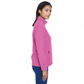 Team 365 TT80W Ladies Leader Soft Shell Jacket - Charity Pink