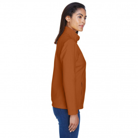 Team 365 TT80W Ladies Leader Soft Shell Jacket - Sport Burnt Orange