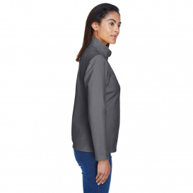 Team 365 TT80W Ladies Leader Soft Shell Jacket - Sport Graphite