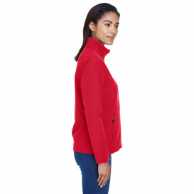 Team 365 TT80W Ladies Leader Soft Shell Jacket - Sport Red