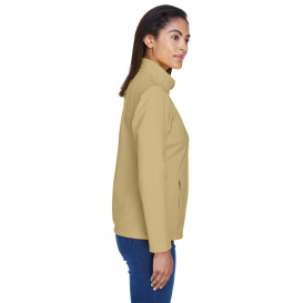 Team 365 TT80W Ladies Leader Soft Shell Jacket - Sport Vegas Gold