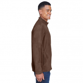Team 365 TT90 Men\'s Campus Microfleece Jacket - Sport Dark Brown