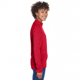 Team 365 TT90W Ladies Campus Microfleece Jacket - Sport Red