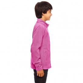 Team 365 TT90Y Youth Campus Microfleece Jacket - Sport Charity Pink
