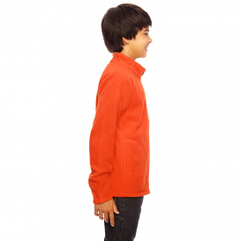Team 365 TT90Y Youth Campus Microfleece Jacket - Sport Orange