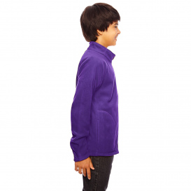 Team 365 TT90Y Youth Campus Microfleece Jacket - Sport Purple