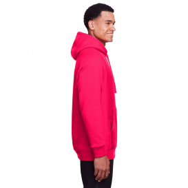 Team 365 TT96 Adult Zone HydroSport Heavyweight Pullover Hooded Sweatshirt - Sport Red